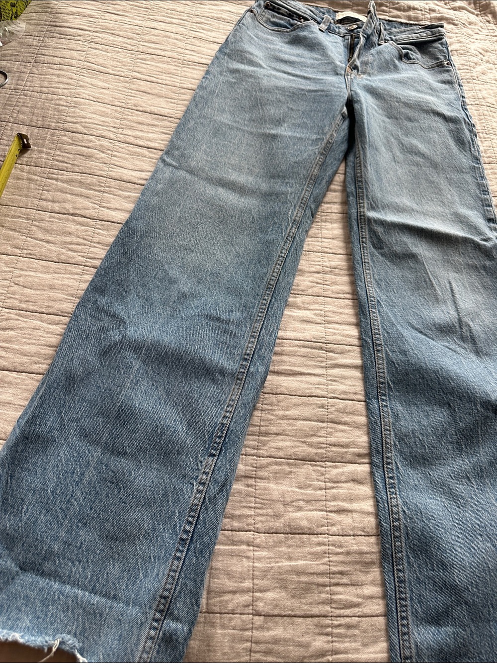 Abercrombie & Fitch Women's Light Blue Bootcut Jeans